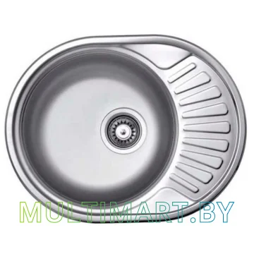 Кухонная мойка КромРус EC 457 RUS (чаша слева, без сифона)